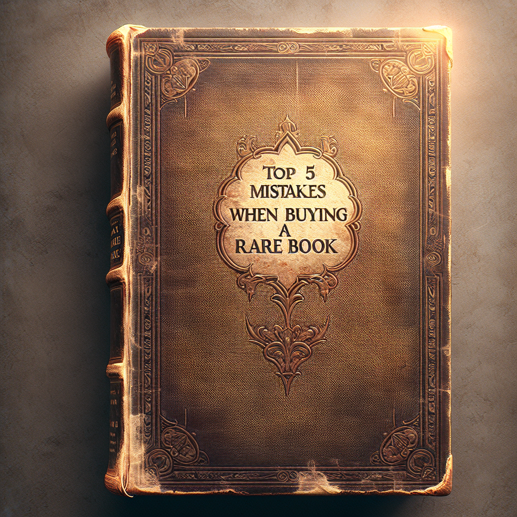 Top 5 des erreurs en achetant un livre rare