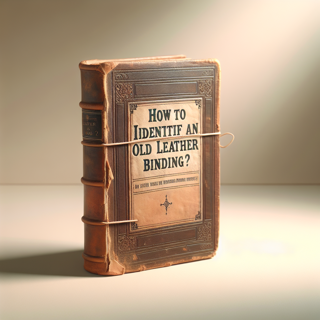 Comment reconnaître une reliure en cuir ancien ?