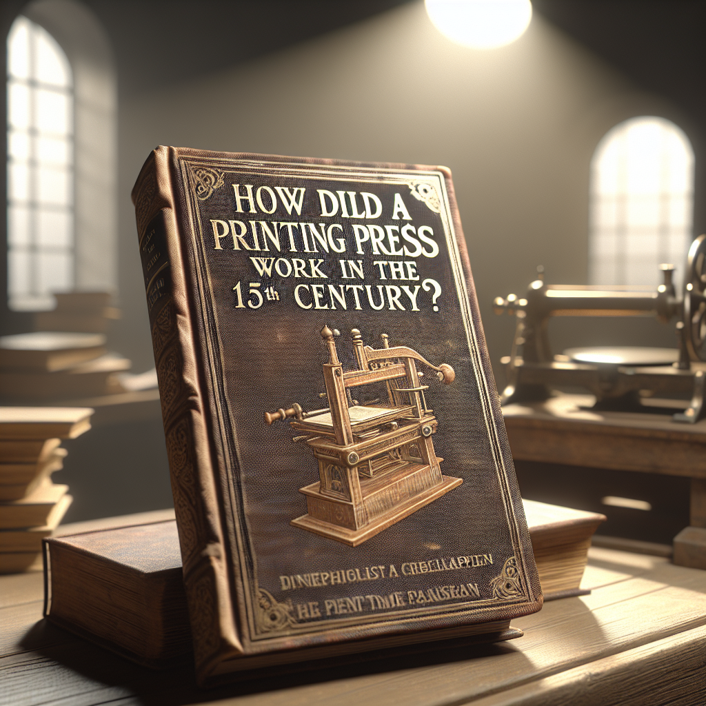 Comment fonctionnait une imprimerie au XVe siècle ? Plongée dans les secrets des premiers livres imprimés