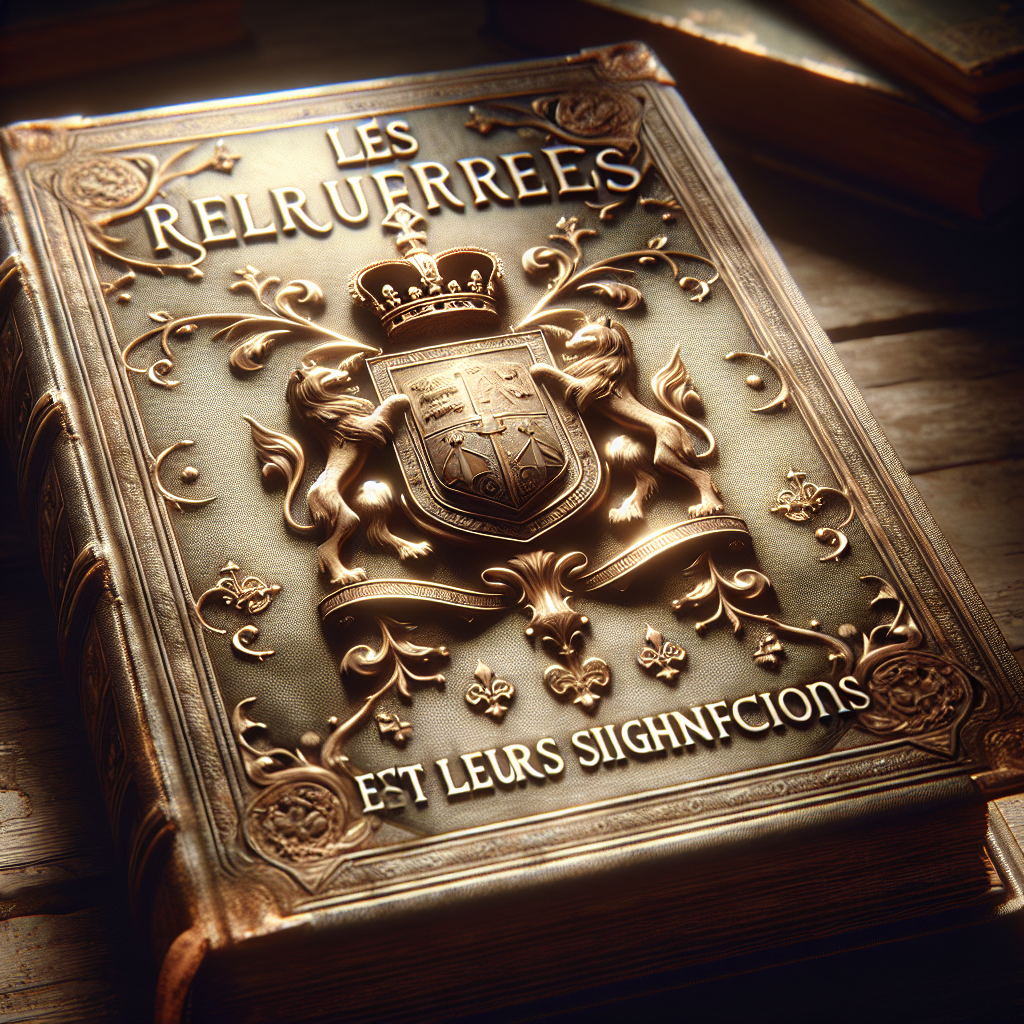 Les reliures armoriées et leurs significations : un voyage au cœur des livres anciens