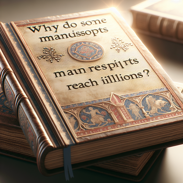 Pourquoi certains manuscrits atteignent des millions ?