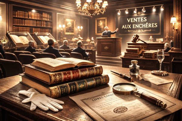 Les grandes maisons de ventes aux enchères en France : coulisses et passions de la bibliophilie
