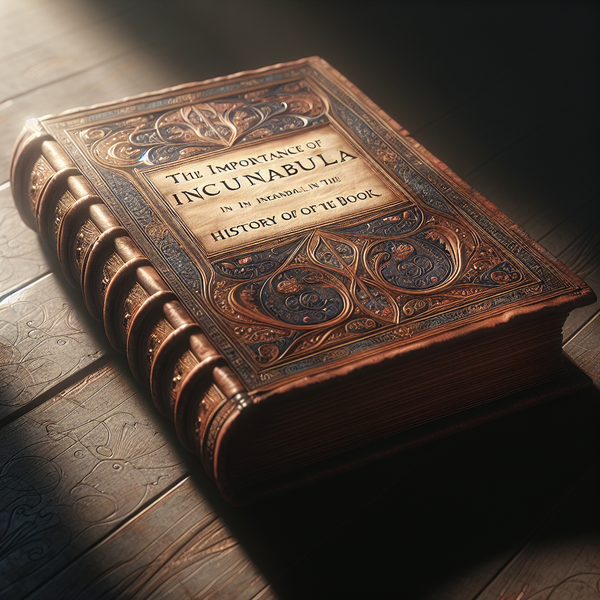 L'importance des incunables dans l'histoire du livre